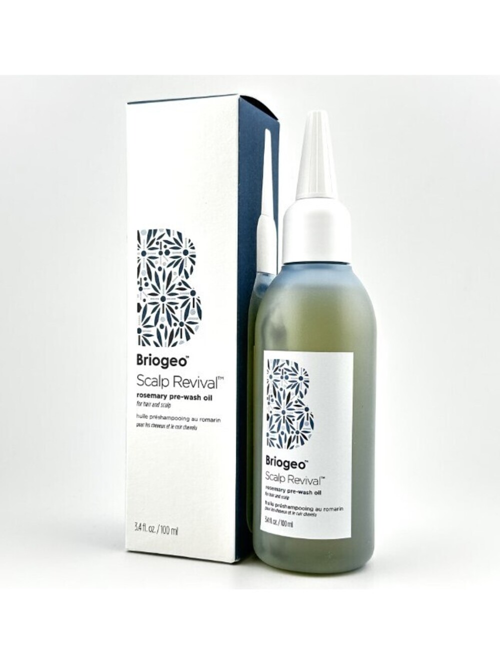 2X BRIOGEO SCALP REVIVAL ROSEMARY PRE-WASH OIL 3.4FL OZ EACH